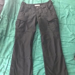 Black 5.11 woman’s tactical stryk pants